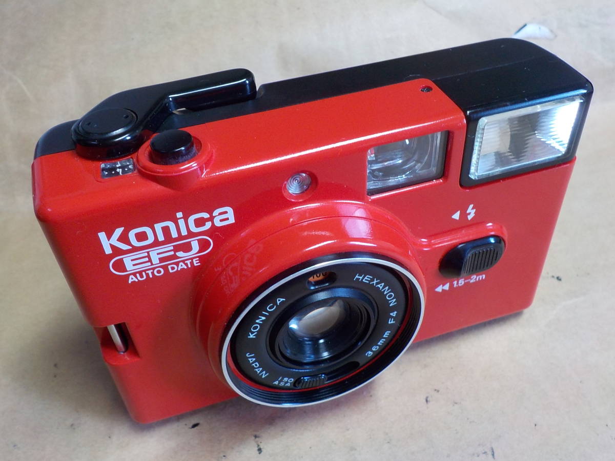 EFJ コニカ Konica フィルムカメラ コンパクトフィルムカメラ オート
