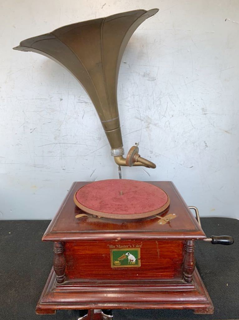 ビクター ラッパ型 蓄音機 His Master's Voice グラモフォン The Company His Master's Voice ラッパ型 蓄音機 グラモフォン社
