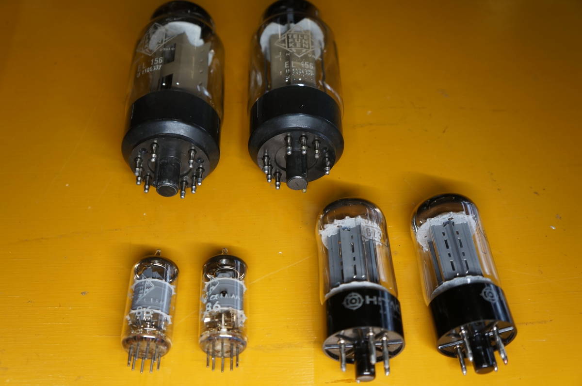 N*s様 TELEFUNKEN EL 156 真空管　2本セット　未使用品 Telefunken EL-156 シングルアンプ 【公式通販】
