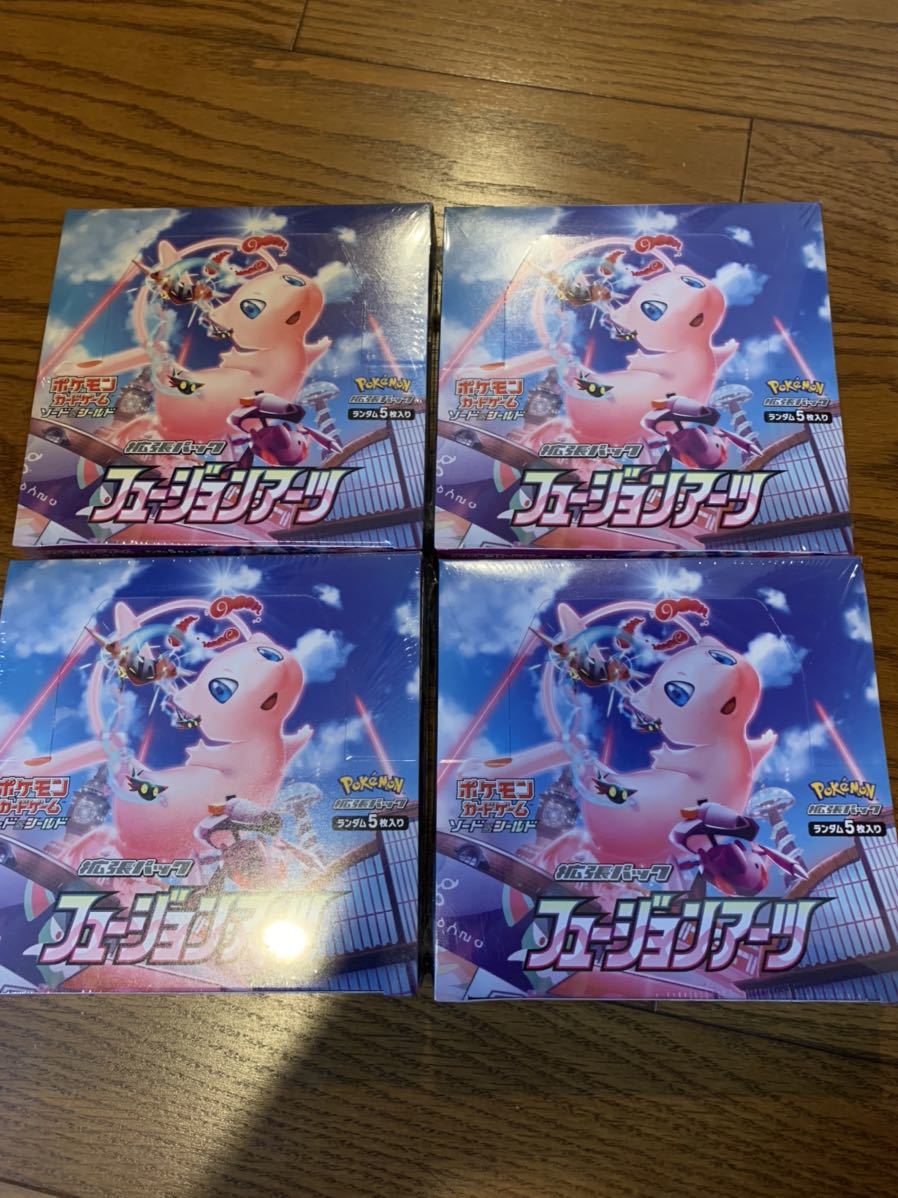 4box【即決】 ポケモンカードゲーム フュージョンアーツ 未開封