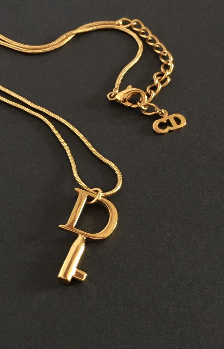 良品◇Christian Dior クリスチャン・ディオール Dロゴ 鍵モチーフ 