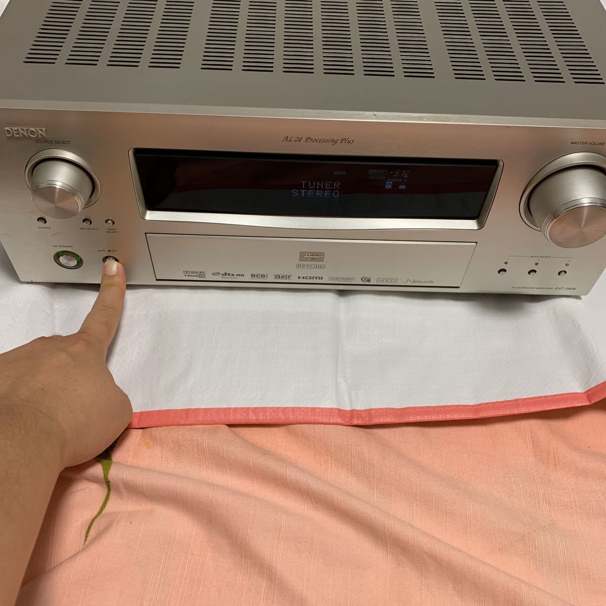 DENON AVC-3808 デノン AVアンプ 現状品