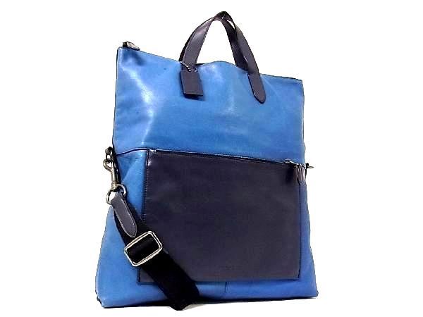 1円 □美品□ COACH コーチ 72013 マンハッタン フォルドオーバー 