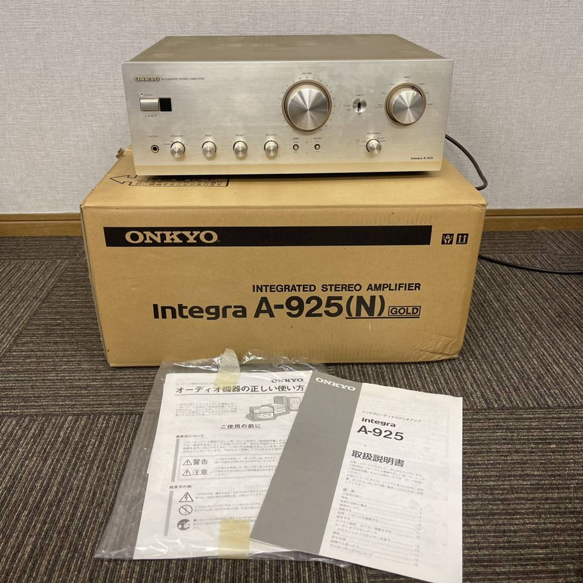 ジャンク】ONKYO A-925 プリメインアンプ 通電確認済み ONKYO
