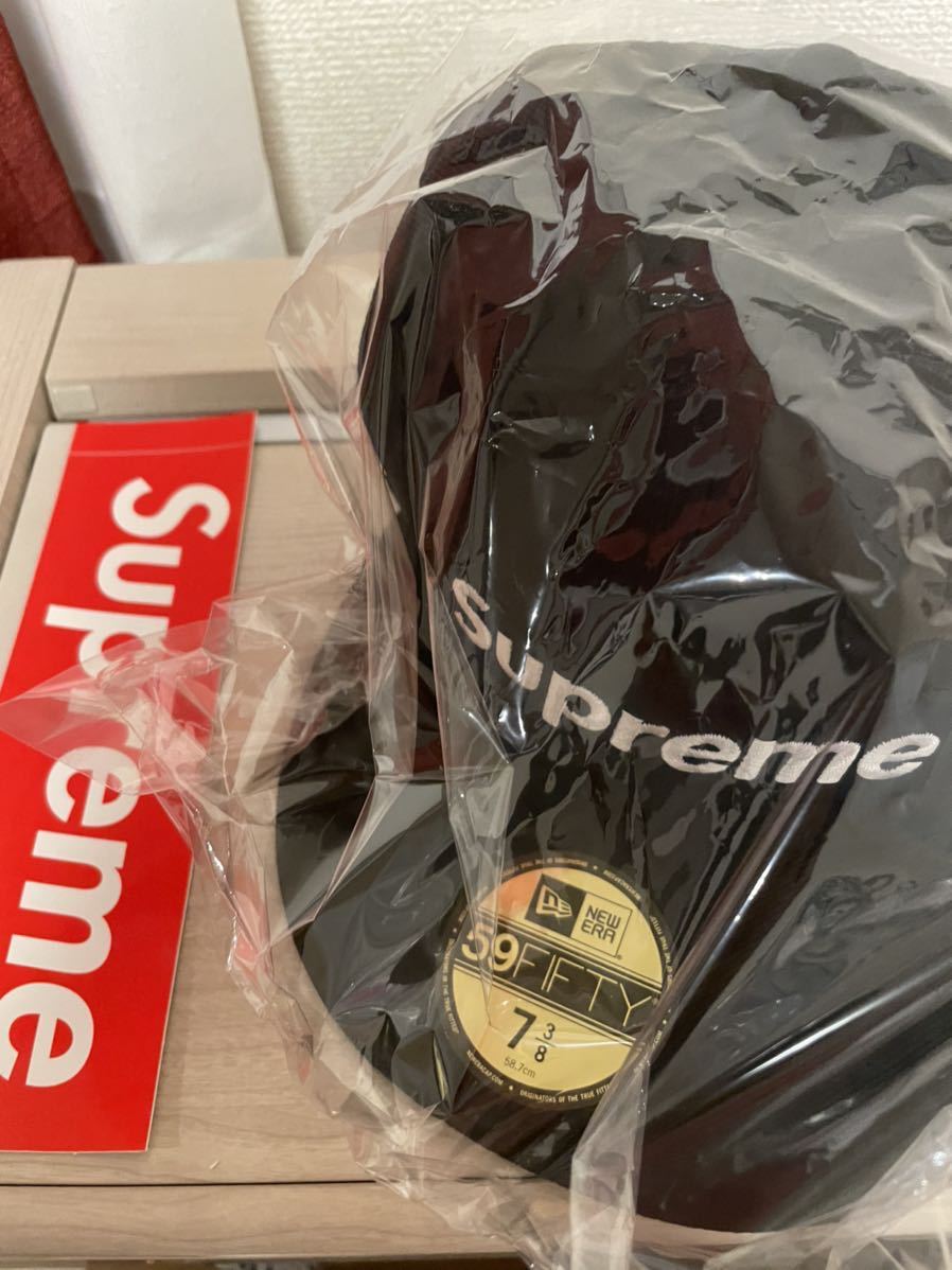 Supreme 木村拓哉 59FIFTY キャップ 7 3/8 シュプリーム ニューエラーキャップ 7 3/8ネイビー キムタク着 木村