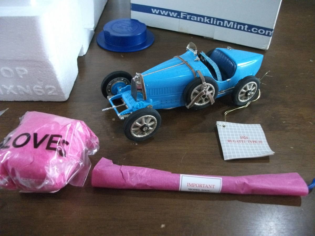 1円～】フランクリンミント 1:24 1924 ブガッティ タイプ35 レース
