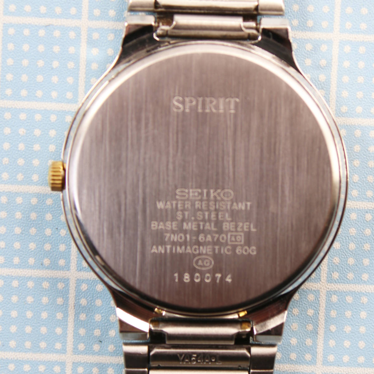 セイコー SPIRIT メンズ 電池交換済み稼働品 Y-28 SEIKO SPIRIT 