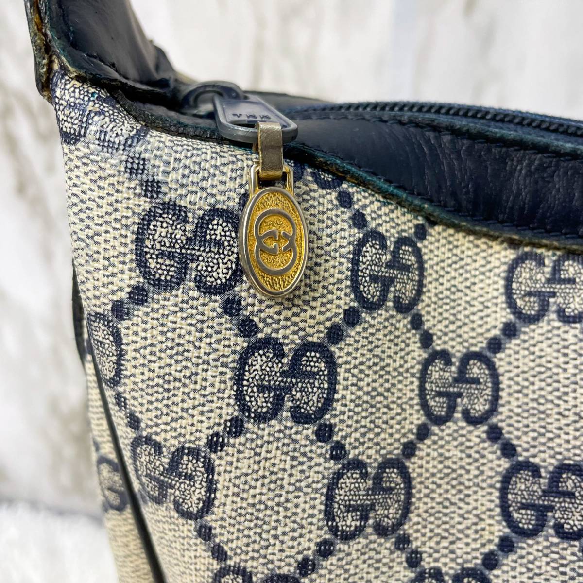 GUCCI オールド グッチ シェリーライン ショルダー バッグ ポシェット 