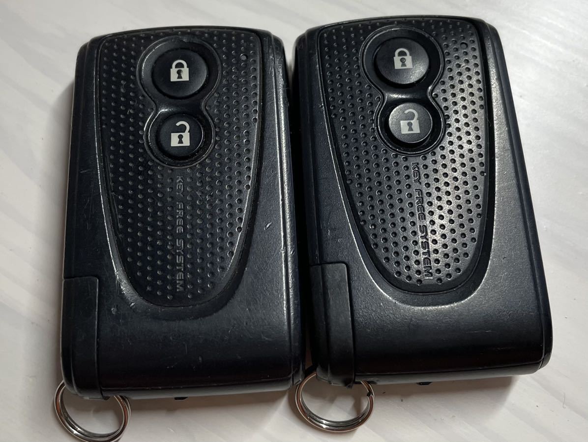 ダイハツ 純正 スマートキー 2ボタン 2個セット 007YUUL0791キーレス ムーヴ LA100S タント L375S ココア L675S コンテ L575S エグゼ L455S