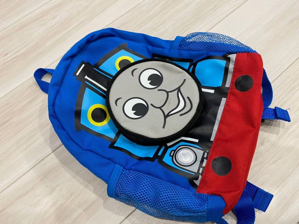 トーマス リュック 機関車トーマス リュックサック 子供用 青 遠足 