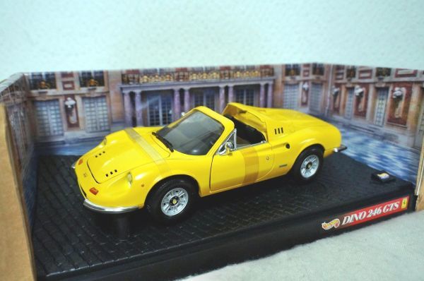 ホットウィール 1970 DINO 246 GTS 1/18 ミニカー難あり ディーノ