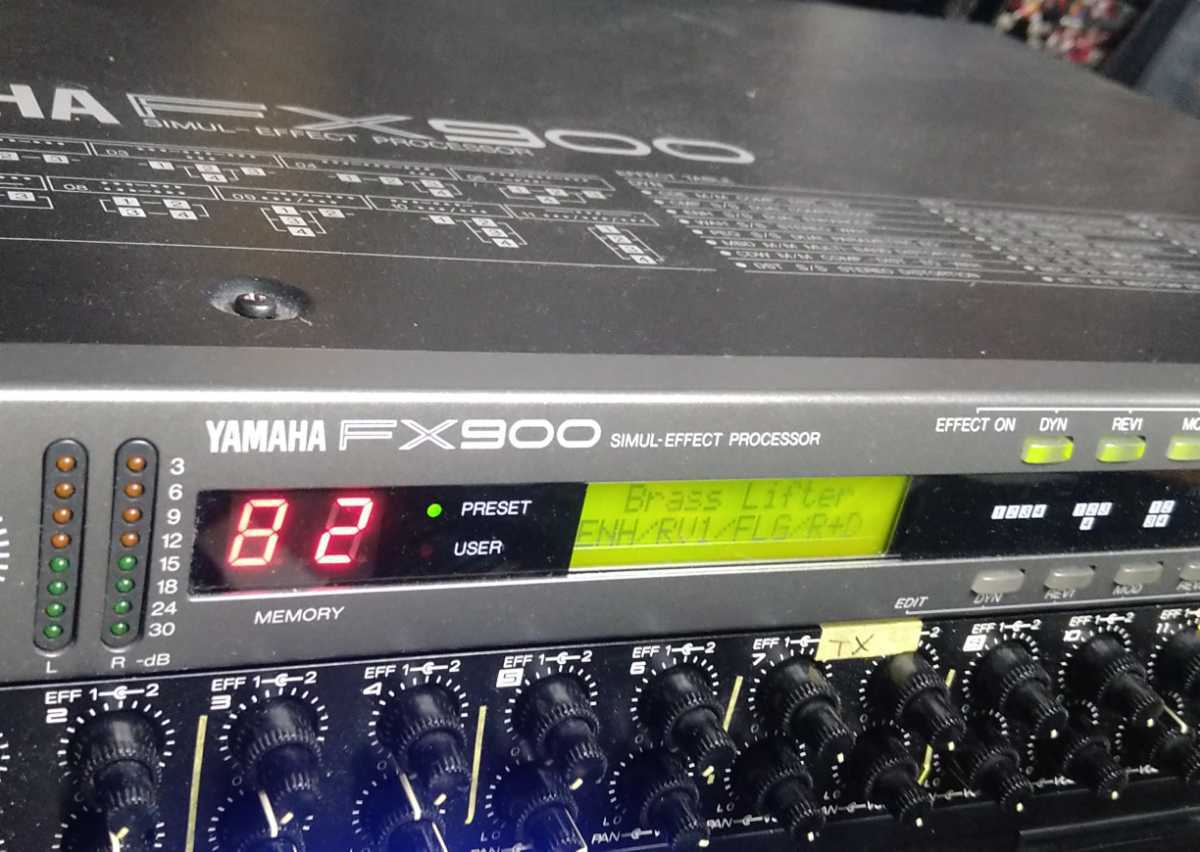 YAMAHA FX900 動作品 & FC900 マルチ マルチエフェクター ヤマハ