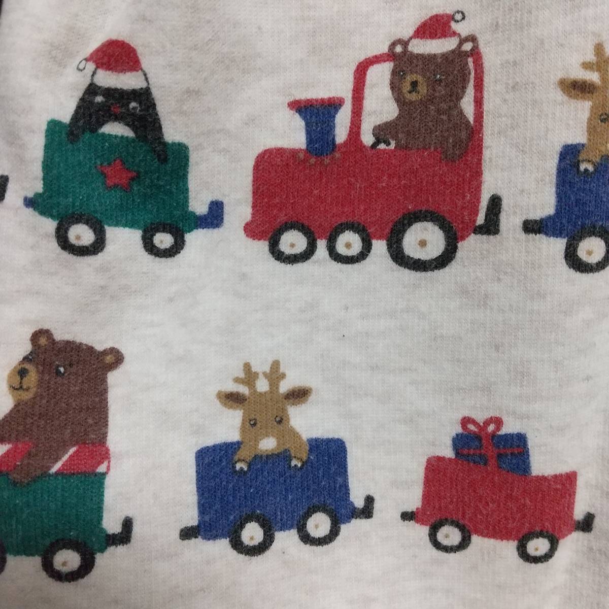 H M クリスマス柄のトレーナー スウェット サイズ表記2a 92cm 90cm 裏起毛 あたたか 機関車柄 90 85 94cm 売買されたオークション情報 Yahooの商品情報をアーカイブ公開 オークファン Aucfan Com