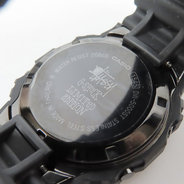 G-SHOCK×STUSSY/G-ショック×ステューシー 3rdコラボモデル 25周年記念 DW-5000ST-1JR【動作未確認】 /000_4
