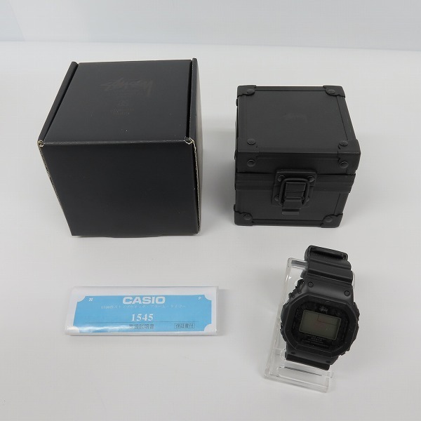 G-SHOCK×STUSSY/G-ショック×ステューシー 3rdコラボモデル 25周年記念 DW-5000ST-1JR【動作未確認】 /000_5