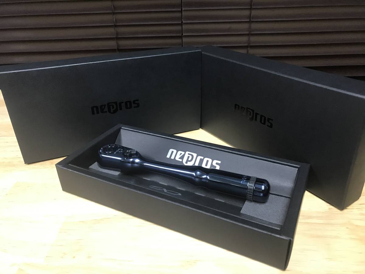 ネプロス 鉄紺 限定仕様 ラチェットハンドル NBR390JB 9.5sq ネプロス 鉄紺 限定仕様 ラチェットハンドル NBR390JB 9.5sq