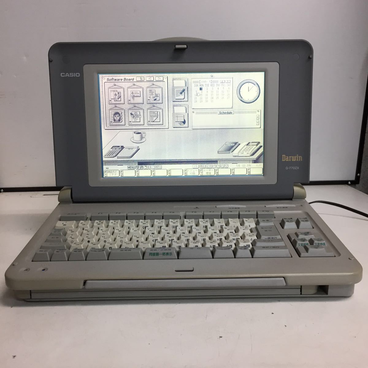 P032 CASIO G-770ZX Darwin/日本語ワードプロセッサ/ワープロ P032 CASIO G-770ZX Darwin/日本語ワードプロセッサ/ワープロ