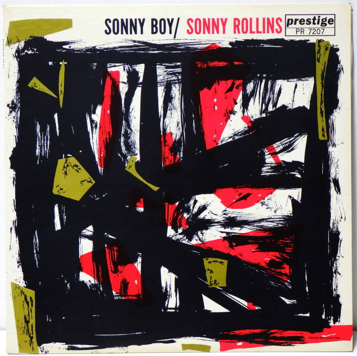 米国盤 SONNY ROLLINS SONNY BOY RVG刻印 DG N.J. PRESTIGE PR 7207 MADE IN USA