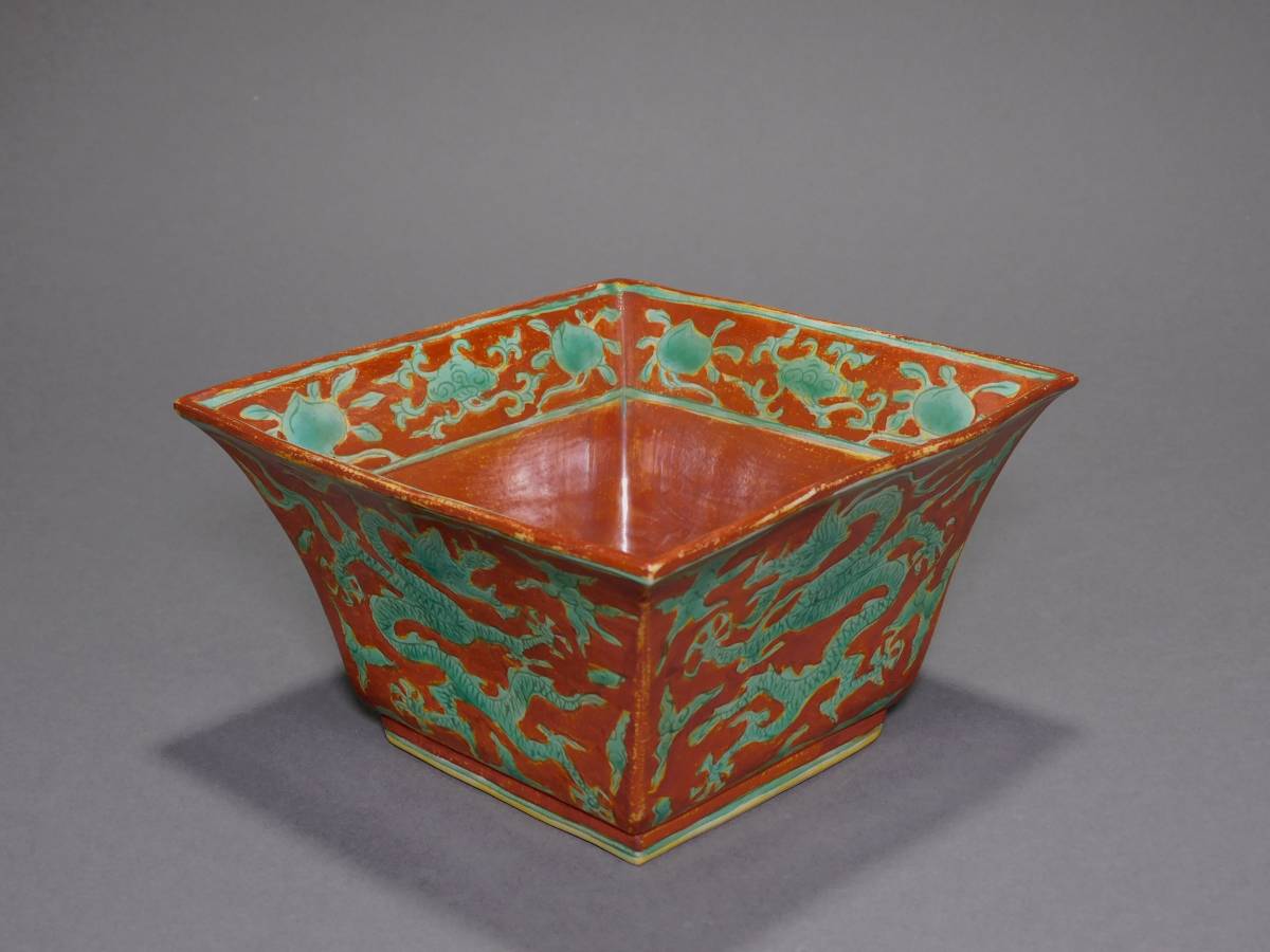 金閣】中国美術 粉彩色絵 宮廷遊唐子紋 盤 φ20.5cm 雍正年製款 旧家