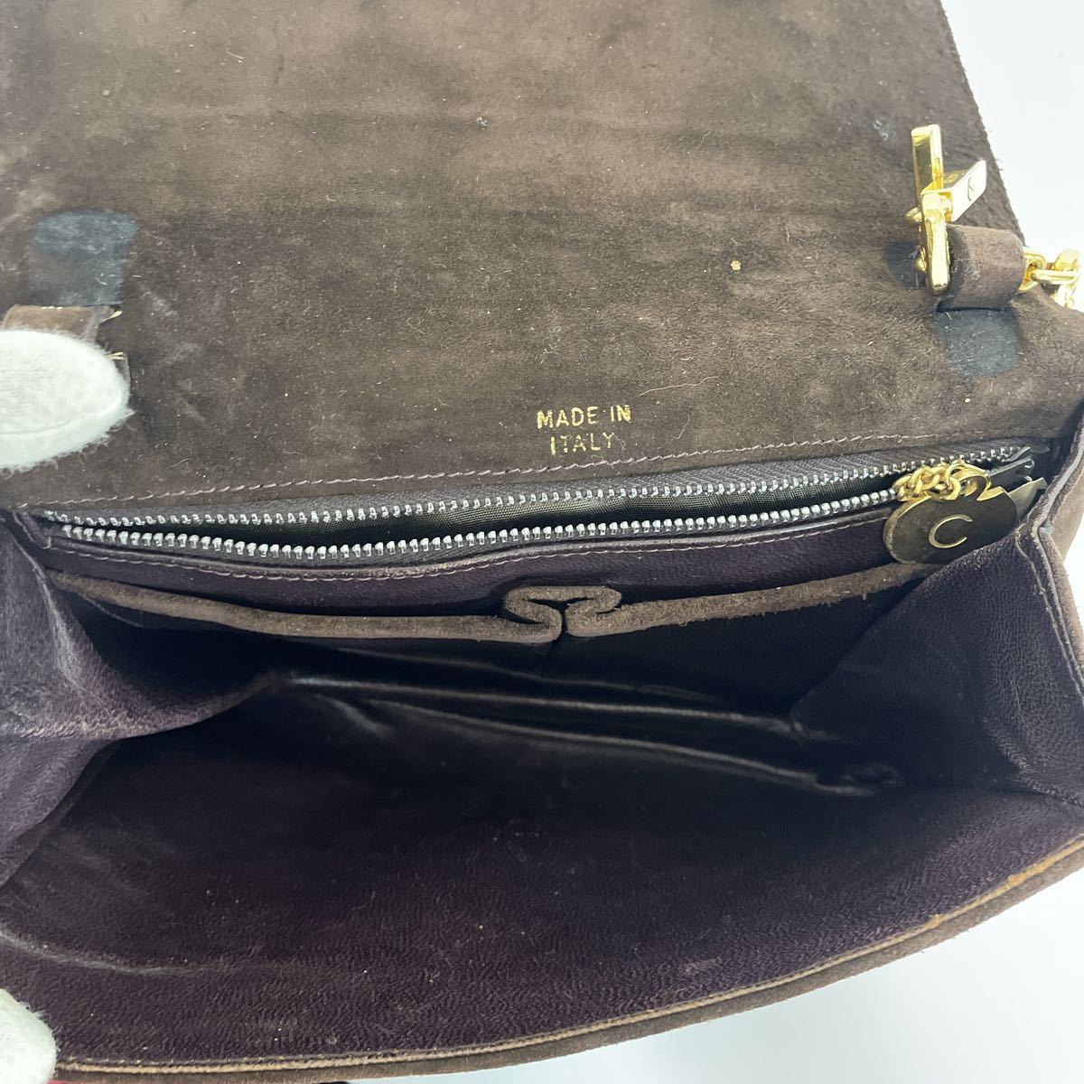 CELINE セリーヌ チェーン ショルダーバック セリーヌ ショルダーバッグ チェーンショルダーバッグ ヴィク ティーン クロード&frasl;黒