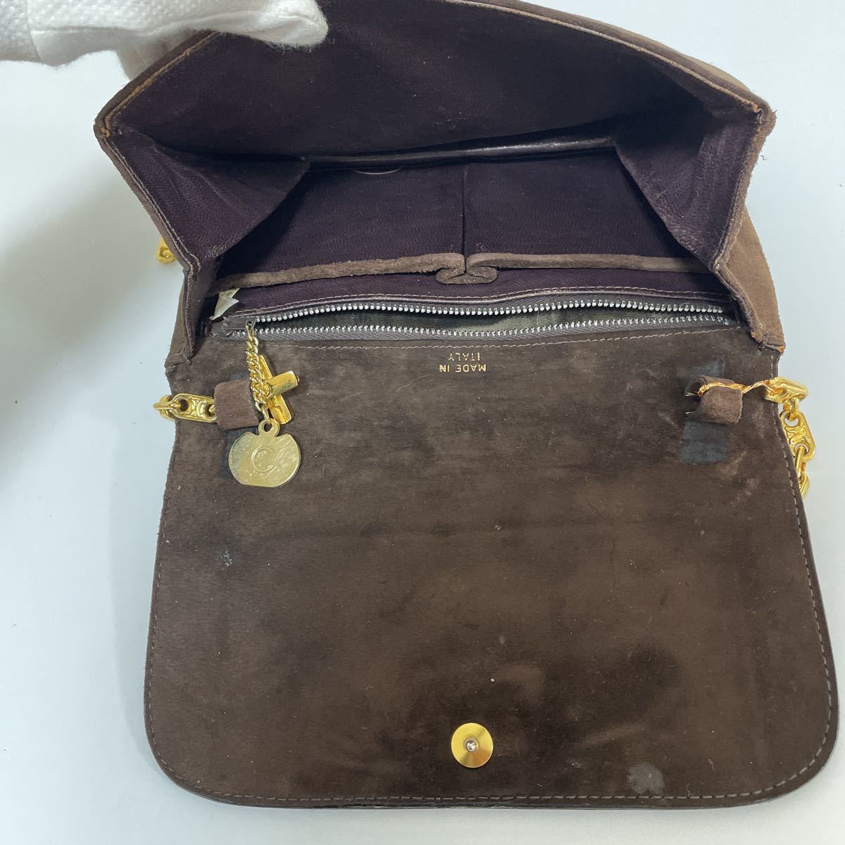 CELINE セリーヌ チェーン ショルダーバック セリーヌ ショルダーバッグ チェーンショルダーバッグ ヴィク ティーン クロード&frasl;黒