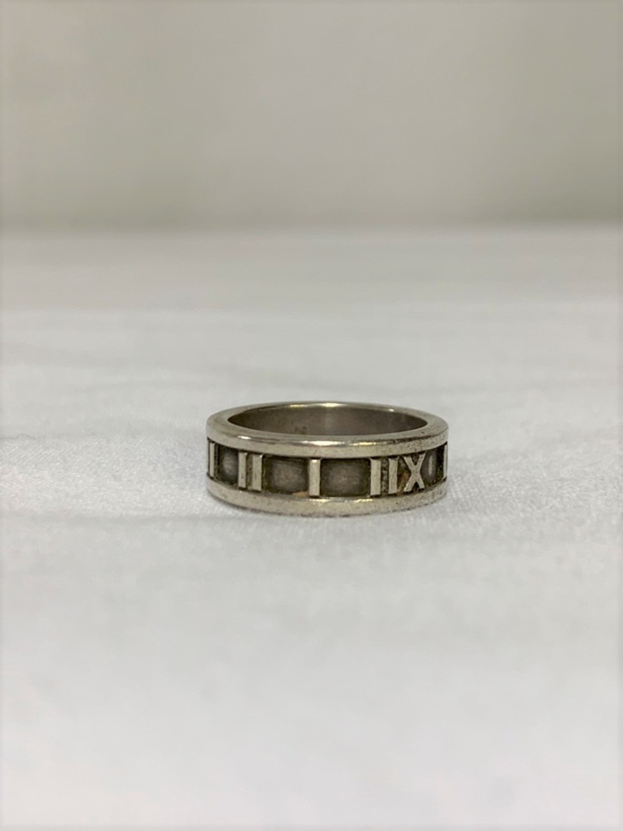 □TIFFANY＆Co． ティファニー シルバーリング アトラス 925 11号 中古