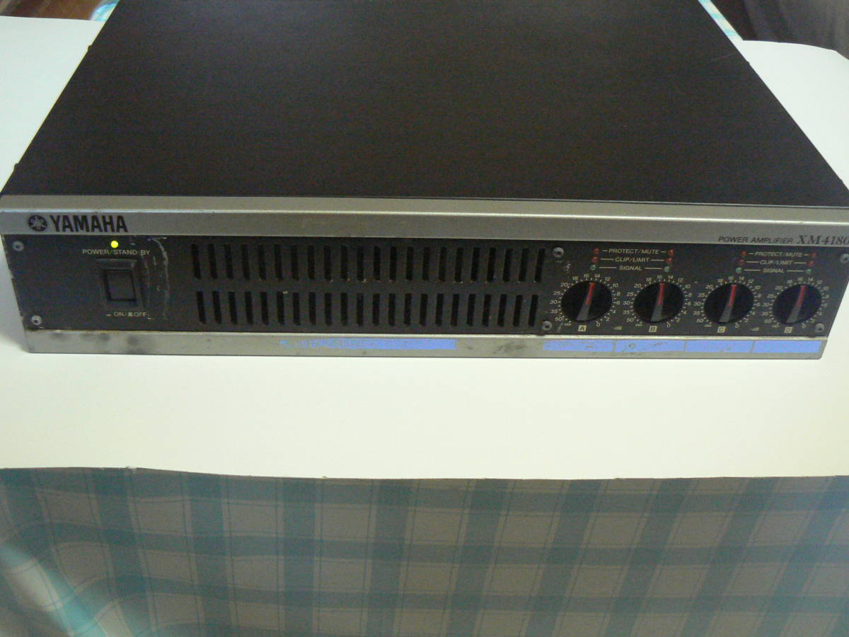 YAMAHA XM4180 動作未確認 本体のみ YAMAHA XM4180 - 4chパワーアンプ