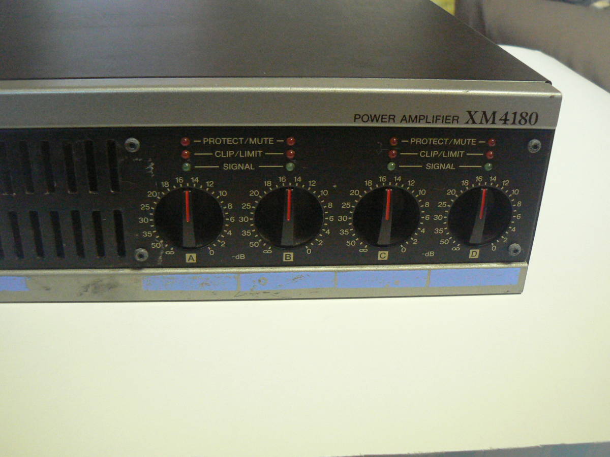 YAMAHA XM4180 動作未確認 本体のみ YAMAHA XM4180 - 4chパワーアンプ