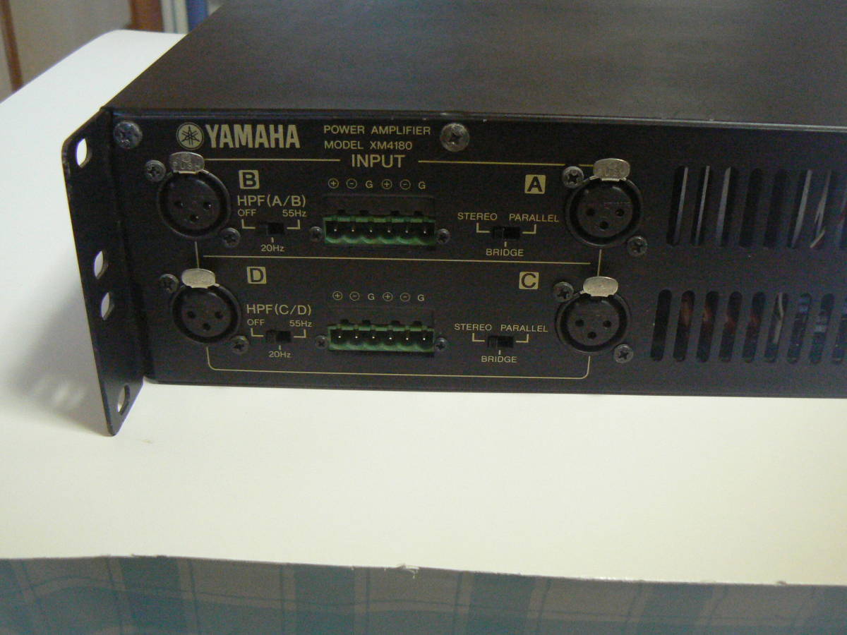 YAMAHA XM4180 動作未確認 本体のみ YAMAHA XM4180 - 4chパワーアンプ