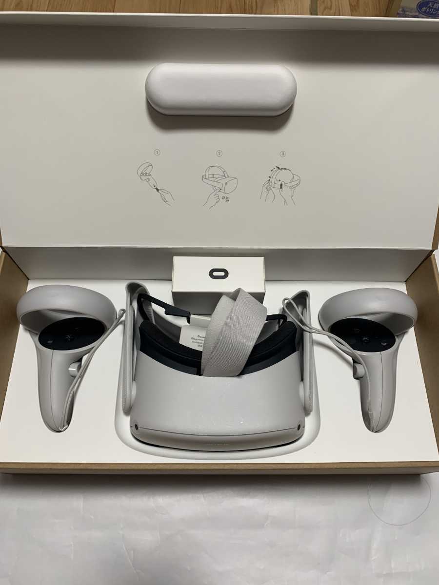 【美品】Oculas Quest2 64GB ＋ヘッドストラップ＋ケース他付属品 oculus quest 2 64gb+ヘッドストラップ+携帯用ケース 【公式通販】