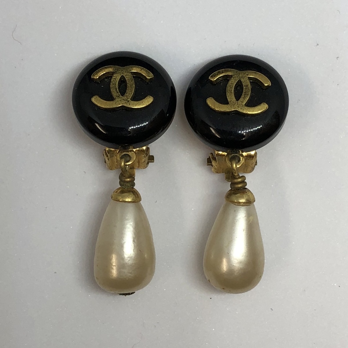 ココマーク イヤリング 95P シャネル CHANEL ラウンド ハート メタル 