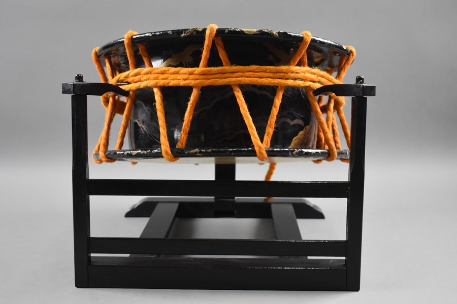 昭和レトロ 和太鼓 御神輿太鼓 直径38cm 重量12Kg 宮本卯之助 胴周り158㎝