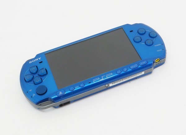 PSP-3000 バイブラントブルー SONY PSP 本体 ○SONY ソニーPSP-3000 極