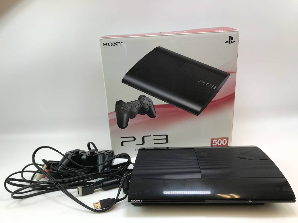PS3 本体 セット 500GB ブラック SONY PlayStation3 CECH-4000C 電源 