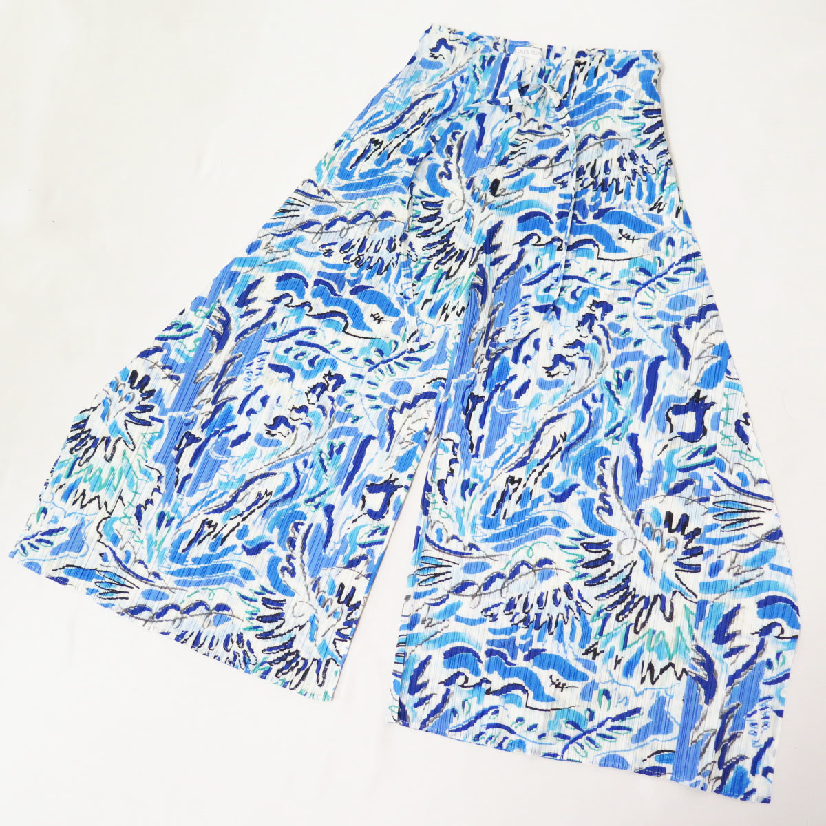 2021 PLEATS PLEASE ISSEY MIYAKE PLAYING WIDE PANTS プリーツプリーズ イッセイミヤケ ワイド パンツ 総柄 SS21