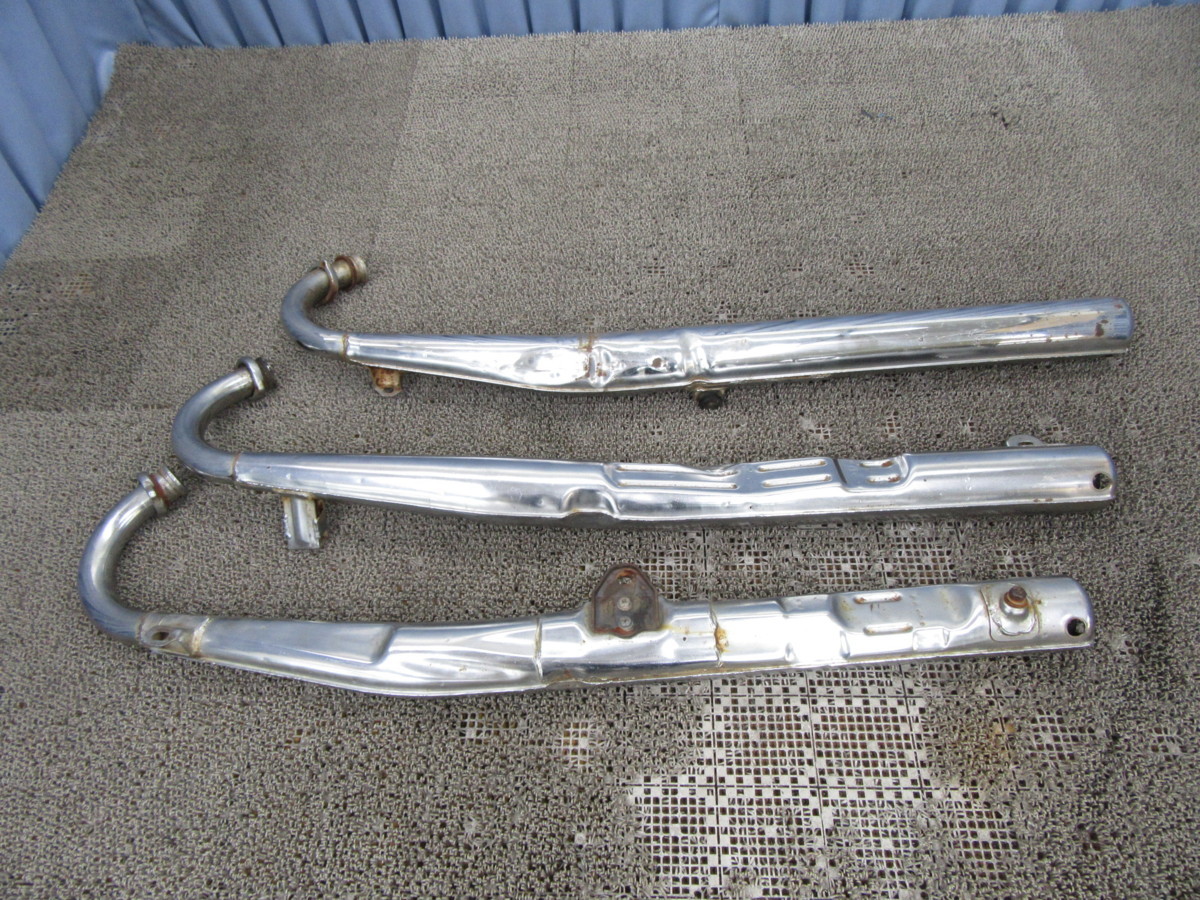 ジャンク品 500SS マッハ3 H1F 純正 マフラー チャンバー 