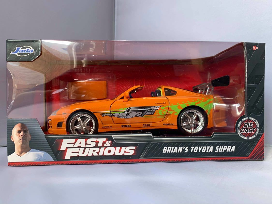 新品 JADA toys 1/24 ワイルドスピード ミニカー TOYOTA SUPRA JZA80