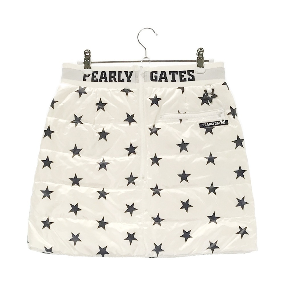 極美品　パーリーゲイツ　セット　ダウン　ベスト　スカート　スター　リバーシブル 即決】PEARLY GATES パーリーゲイツ リバーシブル ダウン ジップ