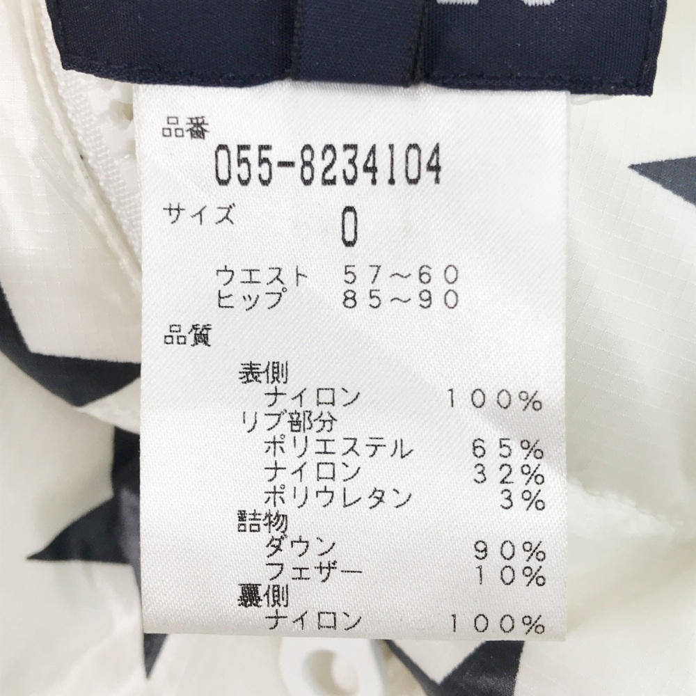 即決】PEARLY GATES パーリーゲイツ リバーシブル ダウン ジップ