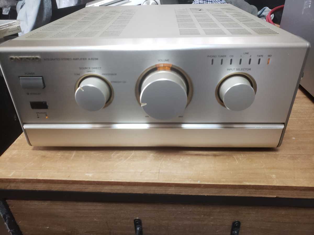 整備済 ONKYOオンキョー プリメイン A-922M LTDリモコン取説付 ONKYO A-922M オンキョー プリメインアンプ 整備済 アンプ LTD