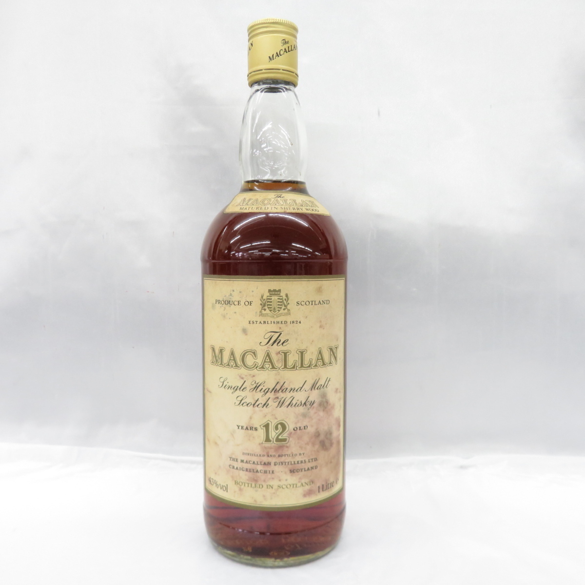 The Macallan 12年 シングルモルトウイスキー 700ml 旧ボトル