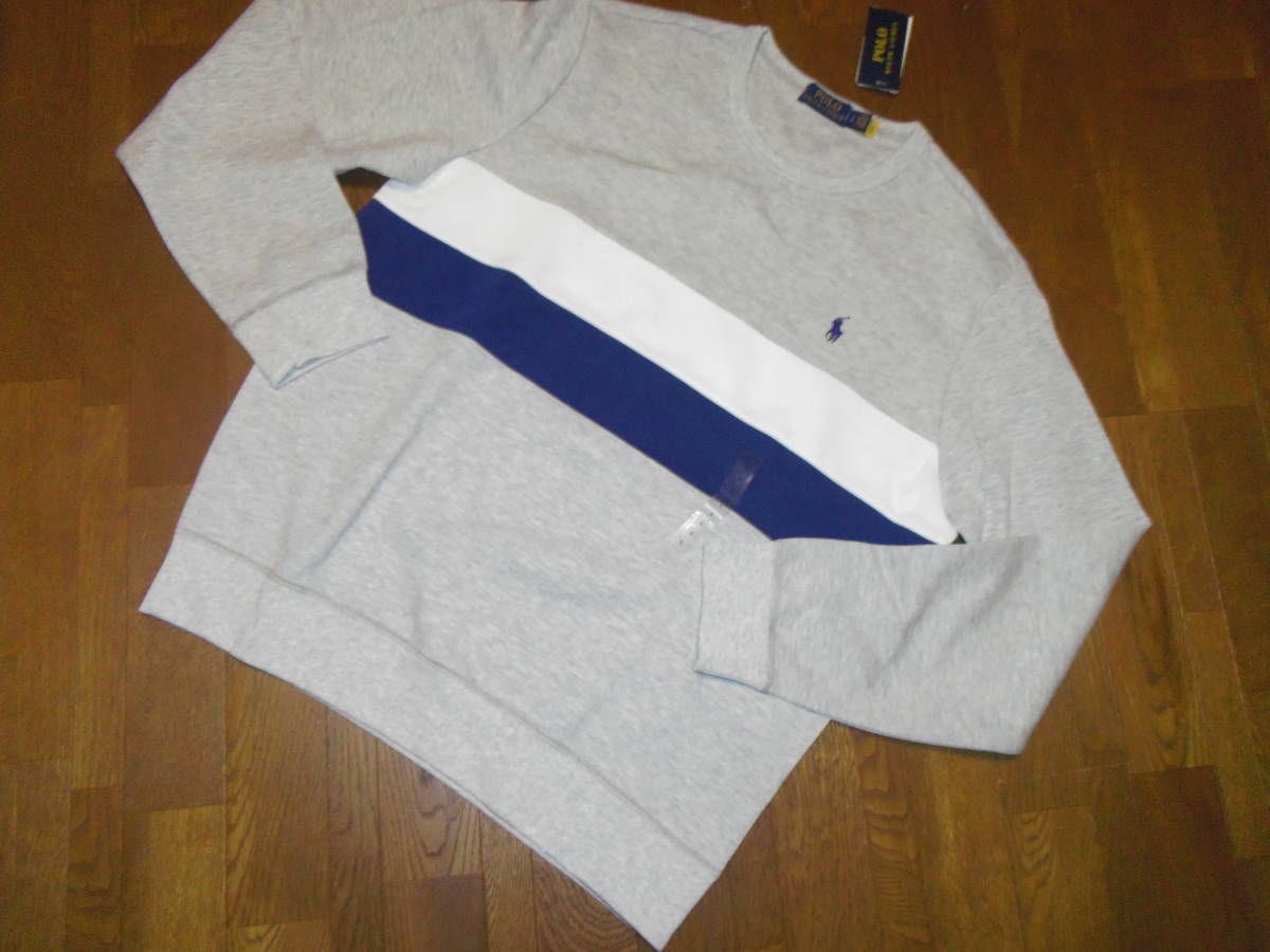 【全国無料】 ラルフローレン POLO RALPH LAUREN クールネックトレーナー サイズL USサイズ 18000円 税別(トレーナー)｜売買されたオークション情報、yahooの商品情報をアーカイブ公開 - オークファン トレーナー