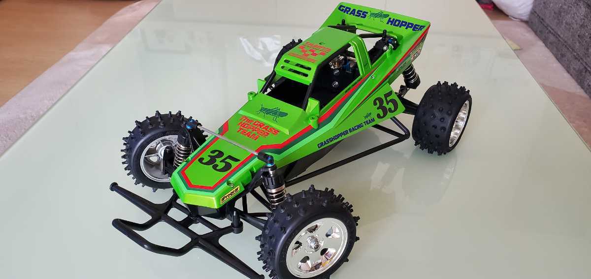 タミヤ　グラスホッパー　キャンディライムグリーン　塗装　改造多数　新品　未使用　ホーネット スーパーストームドラゴン
