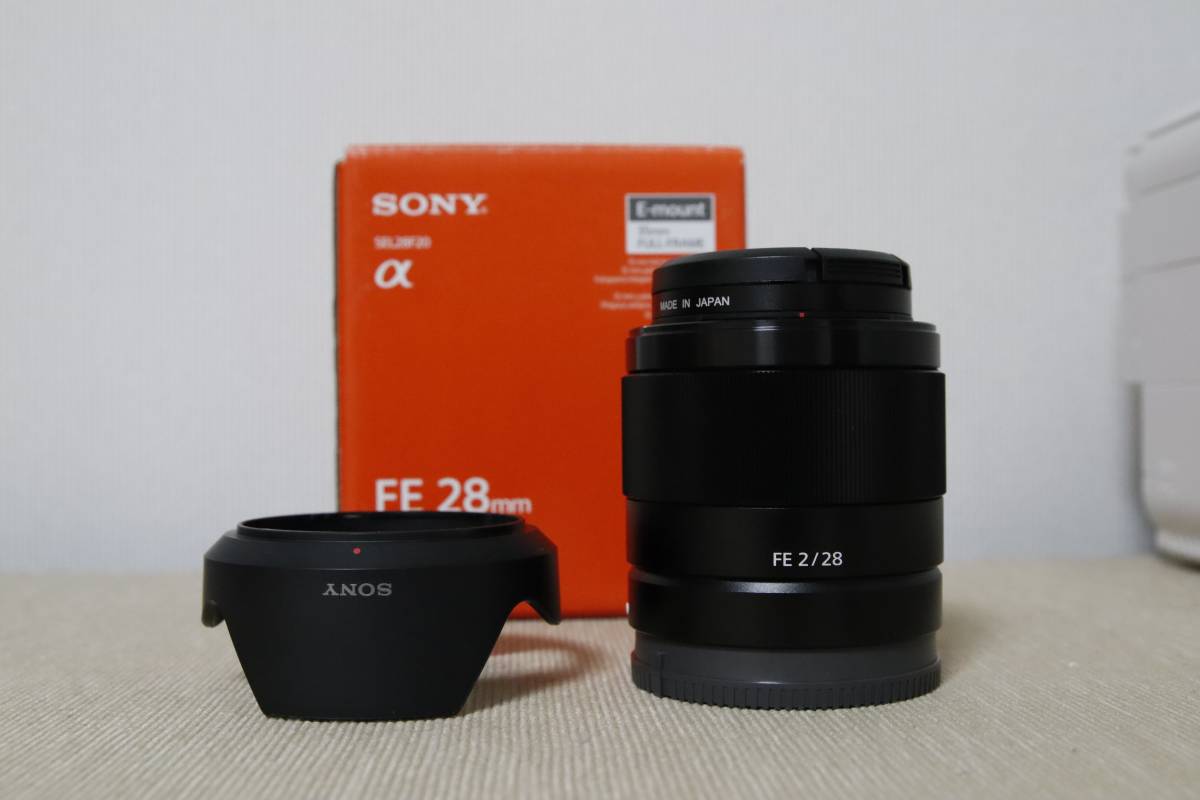 28mm Sony FE Lens SEL28F20 Prime E for f2 f⁄2 F2 Wide Angle Mount