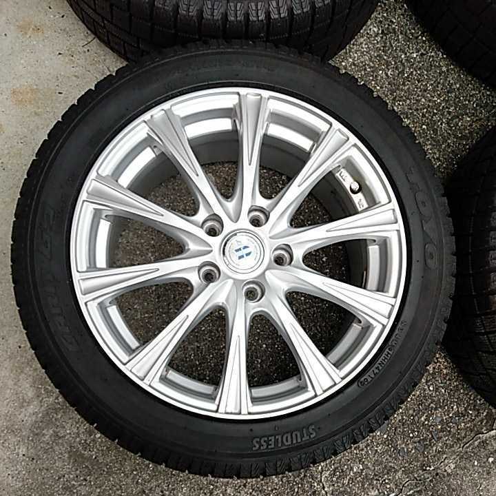215/50R17 スタッドレスタイヤ 4本 PCD114.3 7J×17 インセット+53 