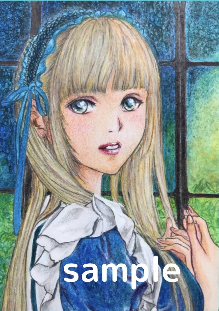 同人手描きイラストB5原画☆ぱんつ娘☆【オリジナル】