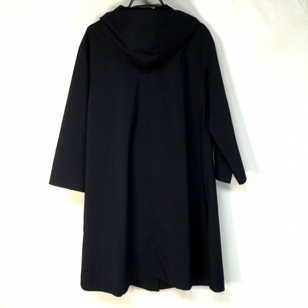 アンタイトル UNTITLED ダークネイビー ネイビー レディース美品 長袖&frasl;ツイード&frasl;フリンジ&frasl;秋&frasl;冬 アンタイトル UNTITLED サイズ44 L - ダークネイビー レディース 長袖/春/秋 美品 コート