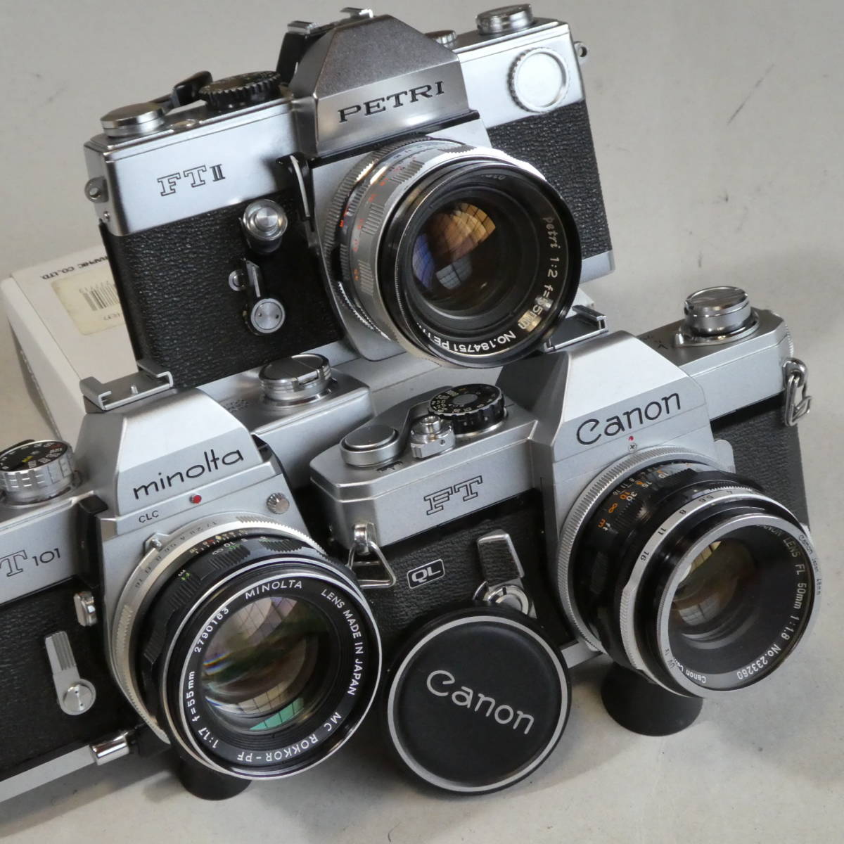 フイルム(コンパクト)カメラ(187) 倉庫整理品3個 Canon FT