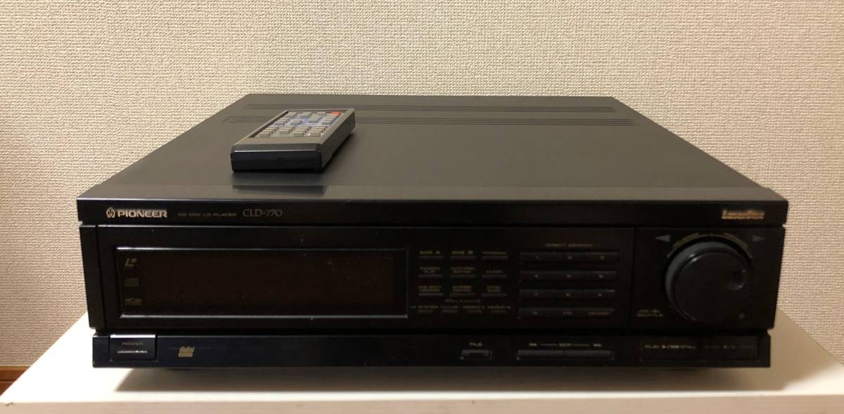 パイオニア レーザーディスクプレーヤー CLD-770 動作品です