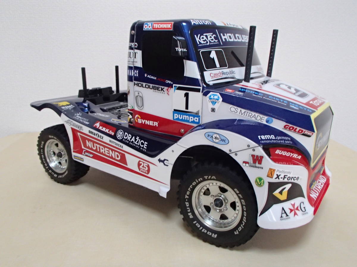 カスタム品 タミヤ 1/14 RC BUGGYRA FAT FOX DF-03Raシャーシ仕様